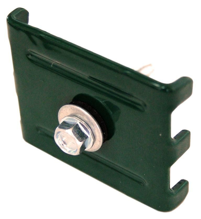 Крепление скоба-саморез (RAL 6005) Крепление скоба-саморез (RAL 6005)